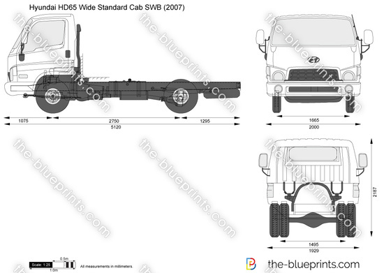 Hyundai HD65 Wide Standard Cab SWB
