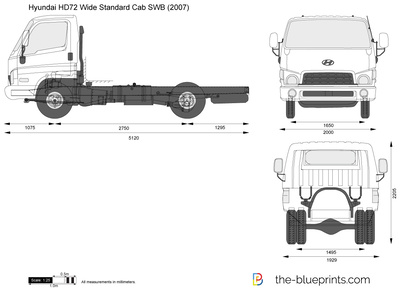 Hyundai HD72 Wide Standard Cab SWB (2007)