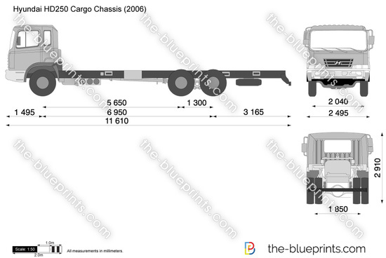 Hyundai HD250 Cargo Chassis