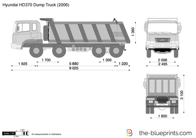 Hyundai HD370 Dump Truck (2006)