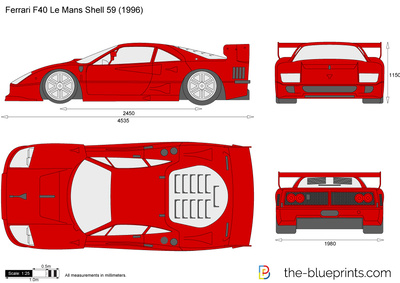 Ferrari F40 Le Mans Shell 59