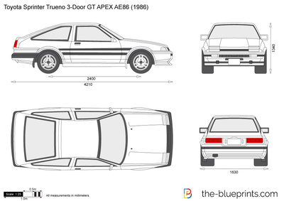 Toyota Sprinter Trueno 3-Door GT APEX AE86