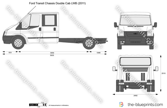 Ford Transit Chassis Double Cab LWB
