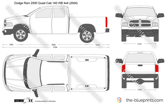 Dodge Ram 2500 Quad Cab 140 WB 4x4