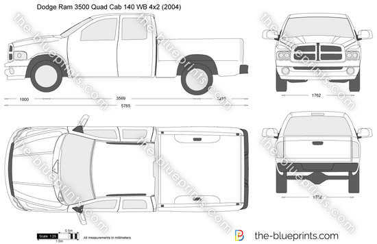 Dodge Ram 3500 Quad Cab 140 WB 4x2