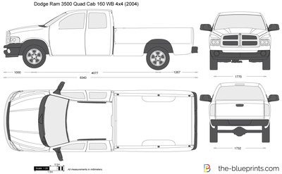 Dodge Ram 3500 Quad Cab 160 WB 4x4