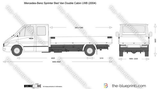 Mercedes-Benz Sprinter Bed Van Double Cabin LWB