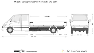 Mercedes-Benz Sprinter Bed Van Double Cabin LWB (2004)