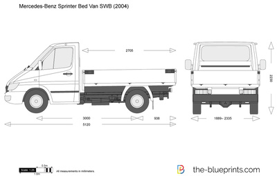 Mercedes-Benz Sprinter Bed Van SWB