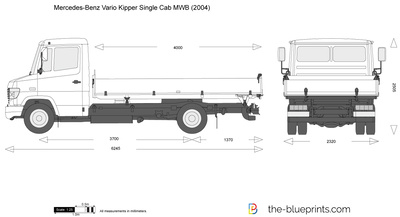 Mercedes-Benz Vario Kipper Single Cab MWB