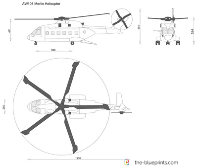 AgustaWestland AW101 Merlin Helicopter