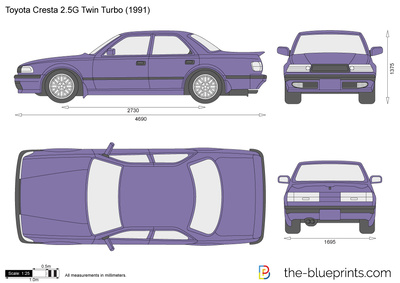 Toyota Cresta 2.5G Twin Turbo (1991)