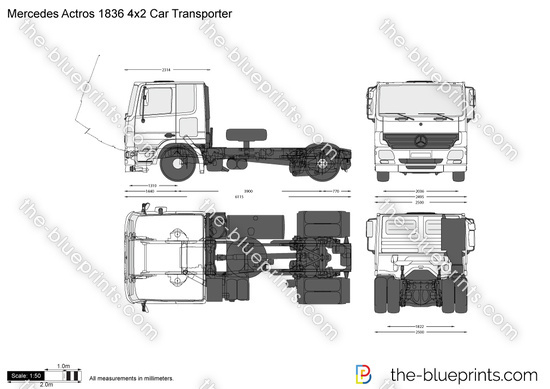 Mercedes-Benz Actros 1836 4x2 Car Transporter