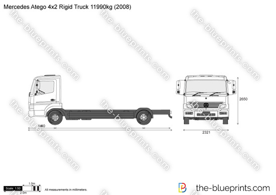 Mercedes-Benz Atego 4x2 Rigid Truck 11990kg