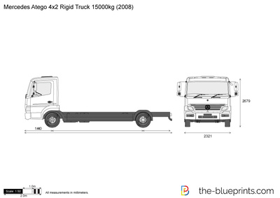 Mercedes-Benz Atego 4x2 Rigid Truck 15000kg
