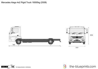 Mercedes-Benz Atego 4x2 Rigid Truck 16000kg