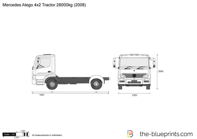 Mercedes-Benz Atego 4x2 Tractor 28000kg