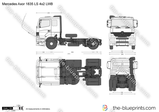 Mercedes-Benz Axor 1835 LS 4x2 LWB