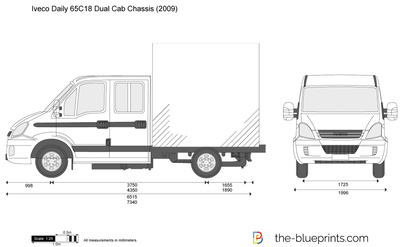 Iveco Daily 65C18 Dual Cab Chassis