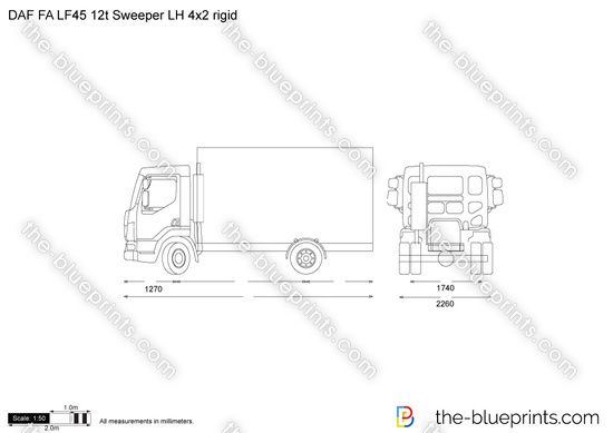 DAF FA LF45 12t Sweeper LH 4x2 rigid