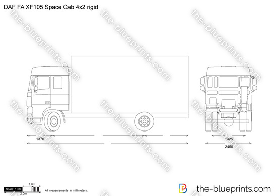 DAF FA XF105 Space Cab 4x2 rigid