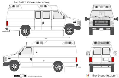 Ford E-350 XL K Van Ambulance