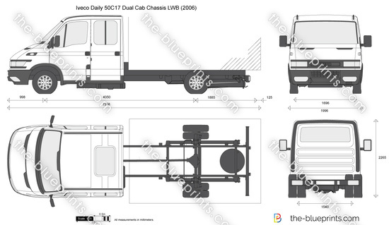 Iveco Daily 50C17 Dual Cab Chassis LWB