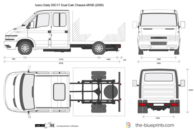 Iveco Daily 50C17 Dual Cab Chassis MWB