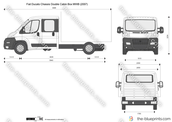 Fiat Ducato Chassis Double Cabin Box MWB