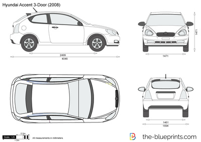 Hyundai Accent 3-Door (2008)