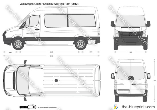 Volkswagen Crafter Kombi MWB High Roof