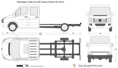 Volkswagen Crafter 35 LWB Chassis Double Cab