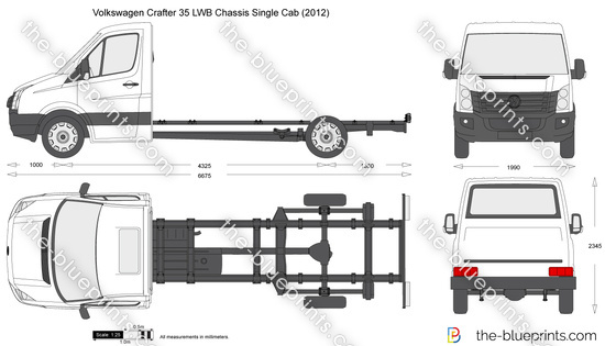Volkswagen Crafter 35 LWB Chassis Single Cab