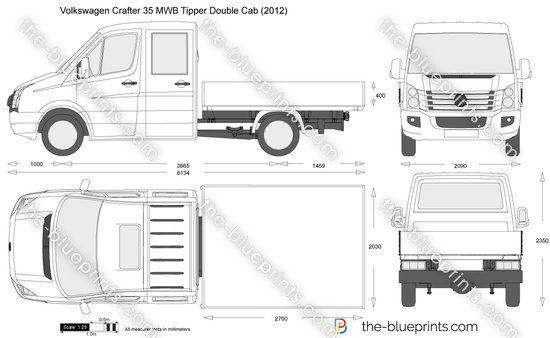 Volkswagen Crafter 35 MWB Tipper Double Cab
