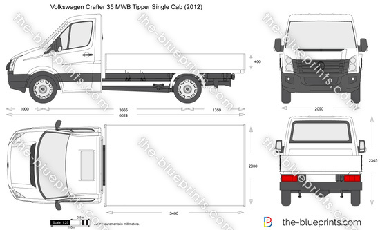 Volkswagen Crafter 35 MWB Tipper Single Cab