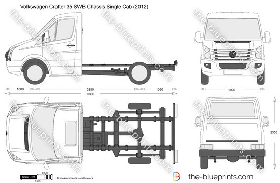 Volkswagen Crafter 35 SWB Chassis Single Cab