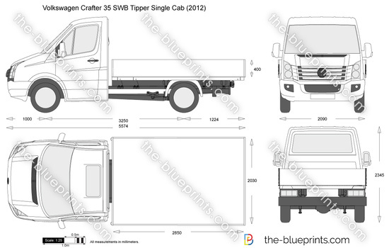 Volkswagen Crafter 35 SWB Tipper Single Cab