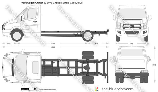 Volkswagen Crafter 50 LWB Chassis Single Cab