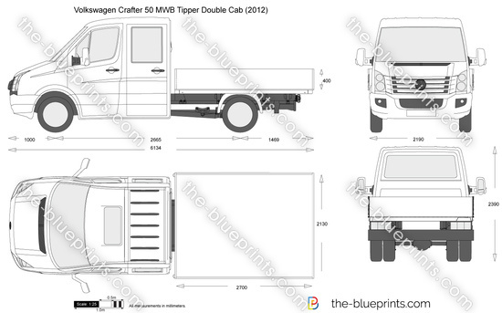 Volkswagen Crafter 50 MWB Tipper Double Cab