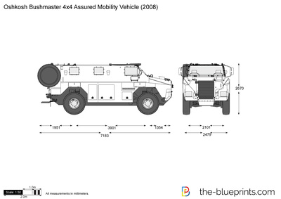 Oshkosh Bushmaster 4x4 Assured Mobility Vehicle (2008)