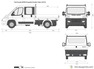 Fiat Ducato MWB Dropside Double Cabin