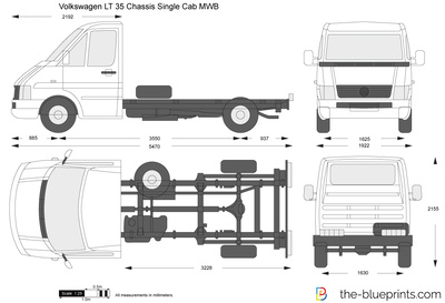 Volkswagen LT 35 Chassis Single Cab MWB (2005)