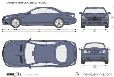 Mercedes-Benz B-Class Sedan W245 vector drawing