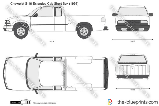 Chevrolet S-10 Extended Cab Short Box