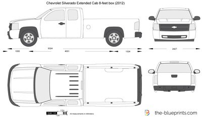 Chevrolet Silverado Extended Cab 8-feet box