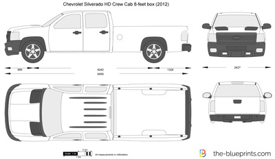 Chevrolet Silverado HD Crew Cab 8-feet box