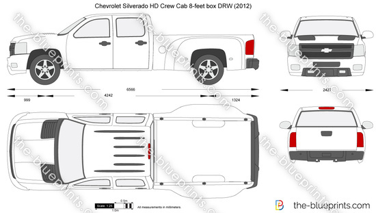 Chevrolet Silverado HD Crew Cab 8-feet box DRW