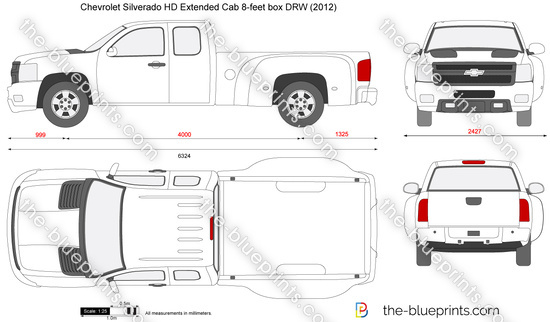 Chevrolet Silverado HD Extended Cab 8-feet box DRW