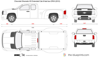 Chevrolet Silverado HD Extended Cab 8-feet box DRW