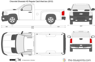 Chevrolet Silverado HD Regular Cab 8-feet box